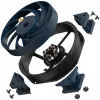 Ventilador Cooler Master Mobius 120 OC 12 cm preto 3 velocidades 3200 RPM