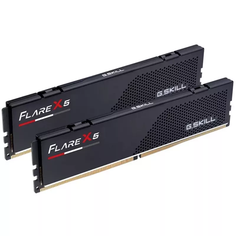 DIMM 48 GB DDR5-6000 (2x 24 GB) Dual-Kit, memória RAM preta, F5-6000J4048F24GX2-FX5, Flare X5, AMD EXPO