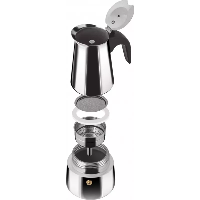 Cafeteira moka LAMART LT7076 200 ml aço inoxidável