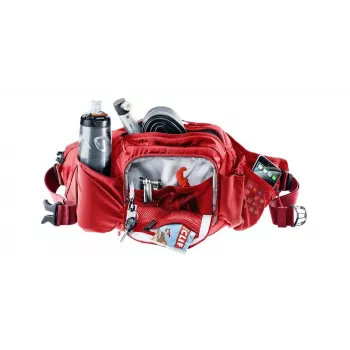 Bolsa de cintura Deuter Pulse 5 l vermelho