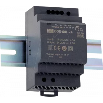 Fonte de alimentação MEAN WELL DDR-60G-12