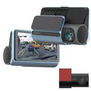 Dashcam Dahua Technology DHI-DAE-HC3511GW-S8 4K Ultra HD Wi-Fi USB preto, azul