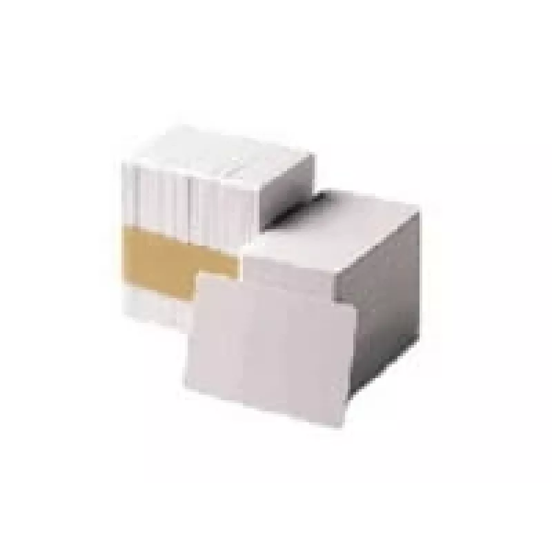 Cartão PVC Zebra Premier, 30 mil, banda magnética de baixa coercividade (5 pacotes de 100)