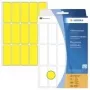HERMA - Etiquetas de colagem permanente - Amarelo - 20 x 50 mm 480 etiquetas (32 folhas x 15) (2411)