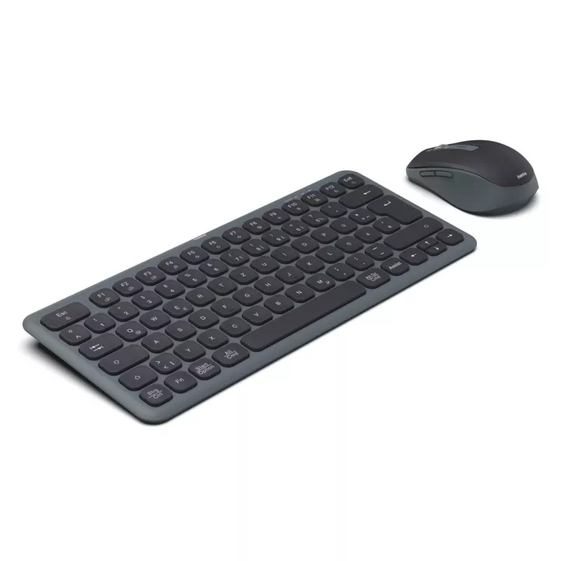 Conjunto de teclado e rato multi-dispositivo preto cinzento