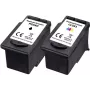 Pack combinado de tinta Renkforce substitui Canon PG-560 + CL-561 (3713C006) compatível preto, ciano, magenta, amarelo RF-I-C-PG560CL561BKCMY2PK RF-5706084 (RF-5706084)