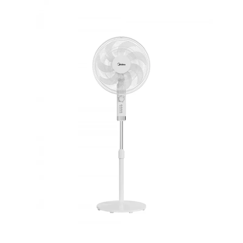 Midea FS40-23MT | Ventilador de pé | Branco | Diâmetro 40 cm | Número de velocidades 3 | Oscilação | 50 W