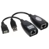 Hub de interfaces Genway USB-EX-50 USB 2.0 Preto