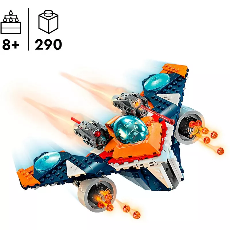 Brinquedo de construção LEGO Marvel Super Heroes Nave espacial Rocket 76278 – conjunto Rocket e Ronan