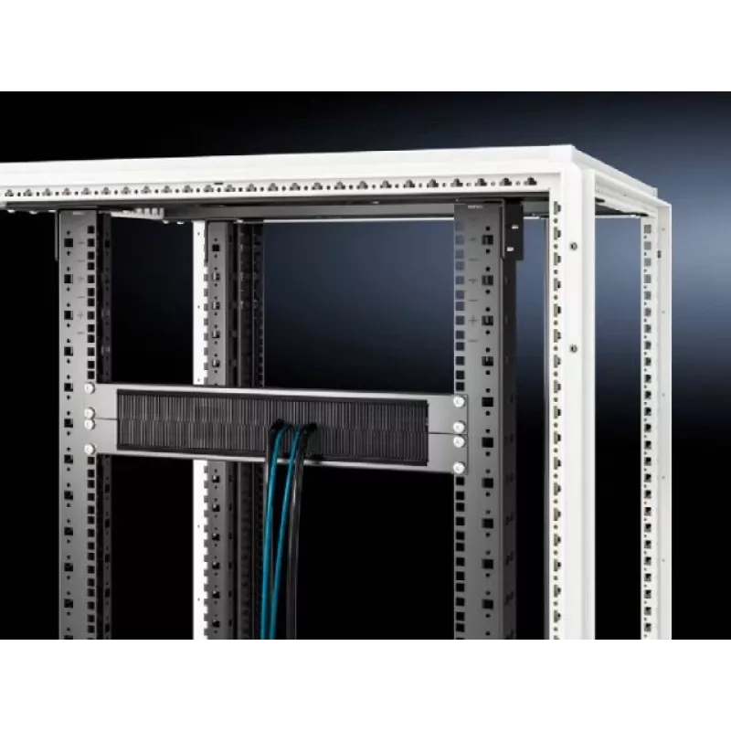 Painel de passagem de cabos Rittal IT 19 1HE