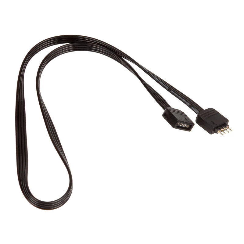 Akasa AK-CBLD01-50BK cabo de extensão para fita LED, 50 cm, preto