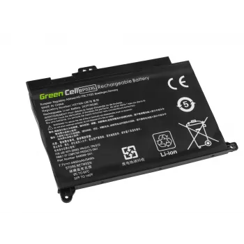 Bateria Green Cell HP150 — Polímero de lítio 4500 mAh, para HP Pavilion 15-AU / 15-AW série, preto