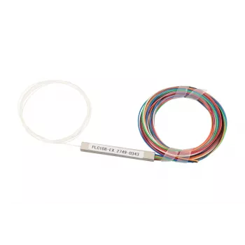 Splitter ótico PLC 1:8 Extralink fibra 900 µm, sem conector