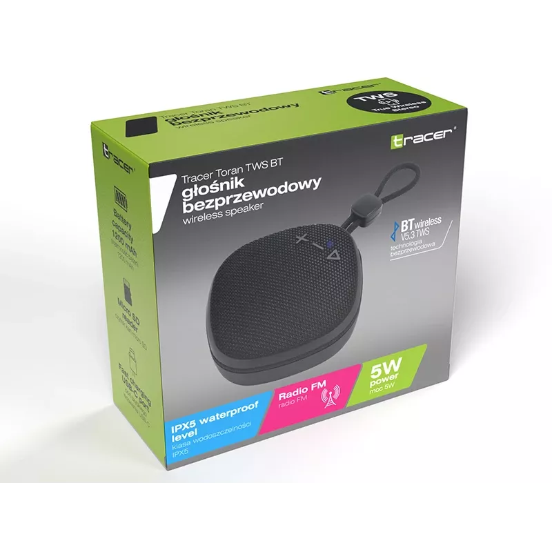 Tracer Toran TWS Bluetooth preto