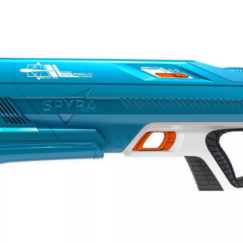 SpyraThree, pistola de água azul