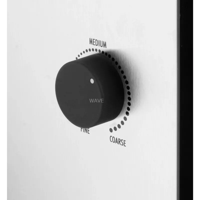 Moinho de café De’Longhi KG89 — capacidade para 120 g de grãos, 110 W, 12 chávenas, caixa de aço inoxidável e plástico