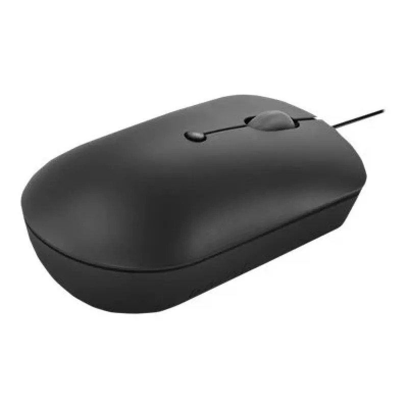 Rato ótico com fio Lenovo GY51D20875 USB Type-C, ambidestro, 2400 DPI, 4 botões, preto
