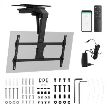 Suporte de teto para TV MACLEAN MC-109 T VESA 800x400 para ecrãs 43–86 polegadas, carga máx. 45 kg
