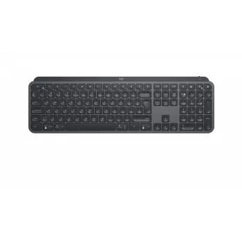 Teclado Logitech MX Keys for Business - retroiluminado - sem fios - Bluetooth, 2,4 GHz - QWERTY - GB - Grafite (920-010250)