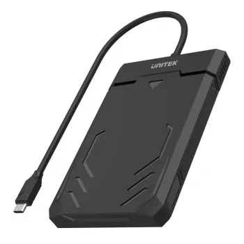 Unitek Y-3036A - Caixa para disco rígido DiskGuard Raiden 2.5 USB-C para SATA III 2,5