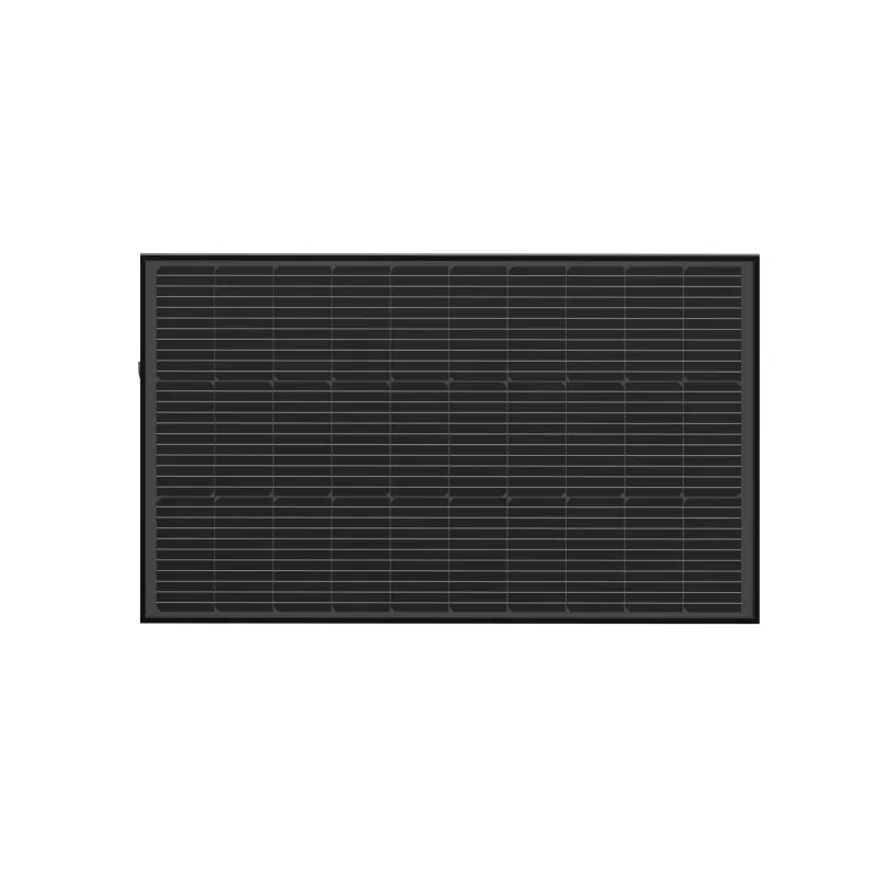 EcoFlow ZMS331 Painel solar 100W silício monocristalino preto IP68