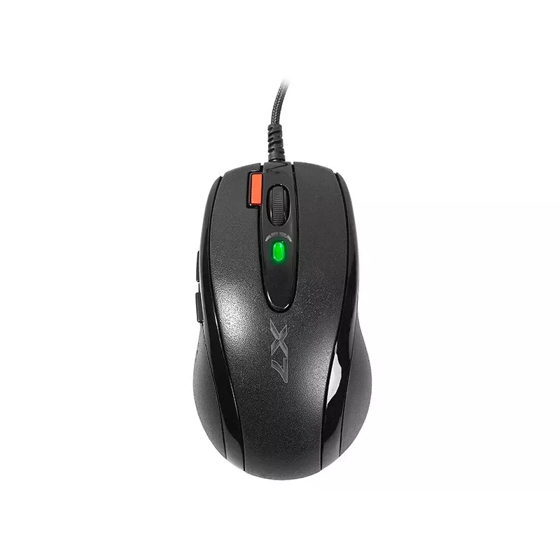 Rato gaming A4Tech X-7120 USB Type-A ambidestro 2000 DPI, 3 ms, com fio, preto