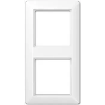 Tampa de interruptor JUNG AS 582 WW branco — duroplasto, 80,5×151,5 mm