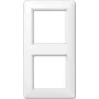 Tampa de interruptor JUNG AS 582 WW branco — duroplasto, 80,5×151,5 mm