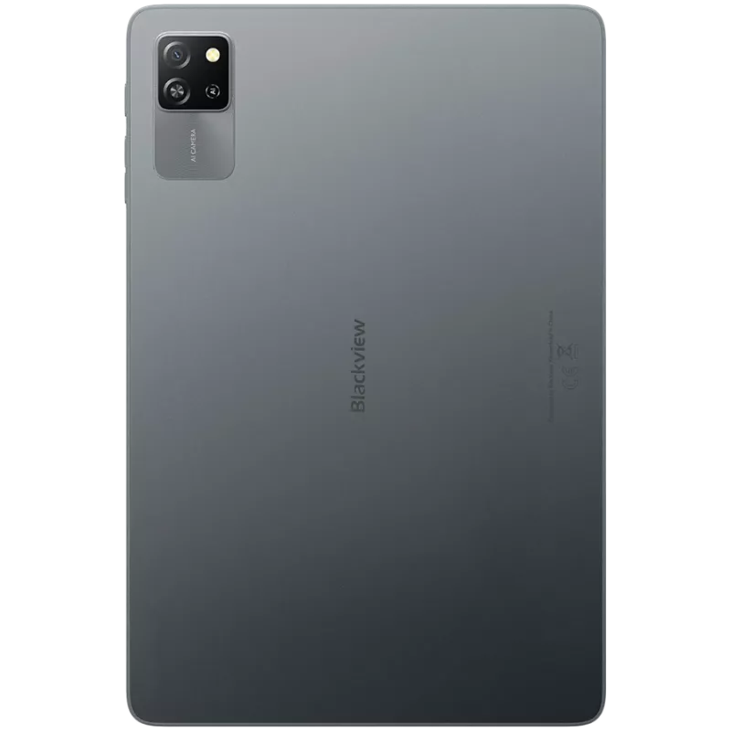Blackview Tab 60 WiFi 4GB/128GB, 10,1 polegadas HD IPS 800x1340, Octa-Core 1,8 GHz, câmara frontal 5MP/traseira 8MP, bateria 5100 mAh, USB Type-C, Android 14, cinzento