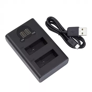Carregador de bateria GOPRO AHDBT901, duplo