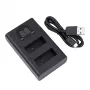 Carregador de bateria GOPRO AHDBT901, duplo