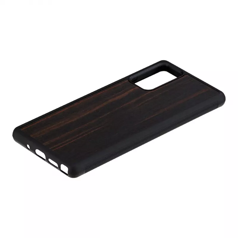 Capa protetora Man and Wood para Samsung Galaxy Note 20 — Ebenholz preto