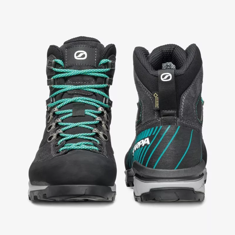 Sapato MESCALITO TRK GTX WOMAN, 38, Dark Anthracite - Tropical Green