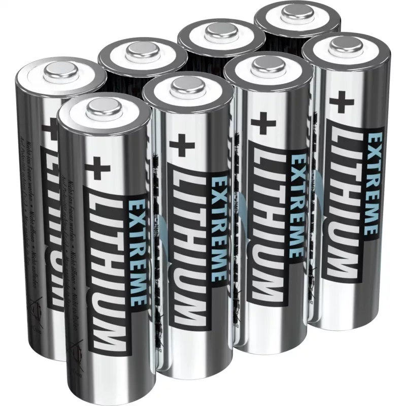 Pilha descartável Ansmann 4+4 Lithium AA