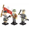 Historical Collection Segunda Guerra Mundial /2057/ LEVANTAMENTO DE VARSÓVIA 1944 3Figuras/35Blocos