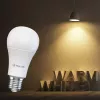 Lâmpada Smart WiFi Tellur TLL331331 9W branco quente dimmer — luz branco quente ajustável, controlo Wi‑Fi