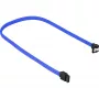 Cabo SATA Sharkoon SATA 3 0,3 m 7 pinos preto azul