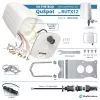 QuWireless QuSpot AX12S antena omnidirecional 2x LTE + Wi-Fi + GPS + Bluetooth para Teltonika RUTX12/RUTX14, PoE/LAN, até 7 dBi, IP67, branca