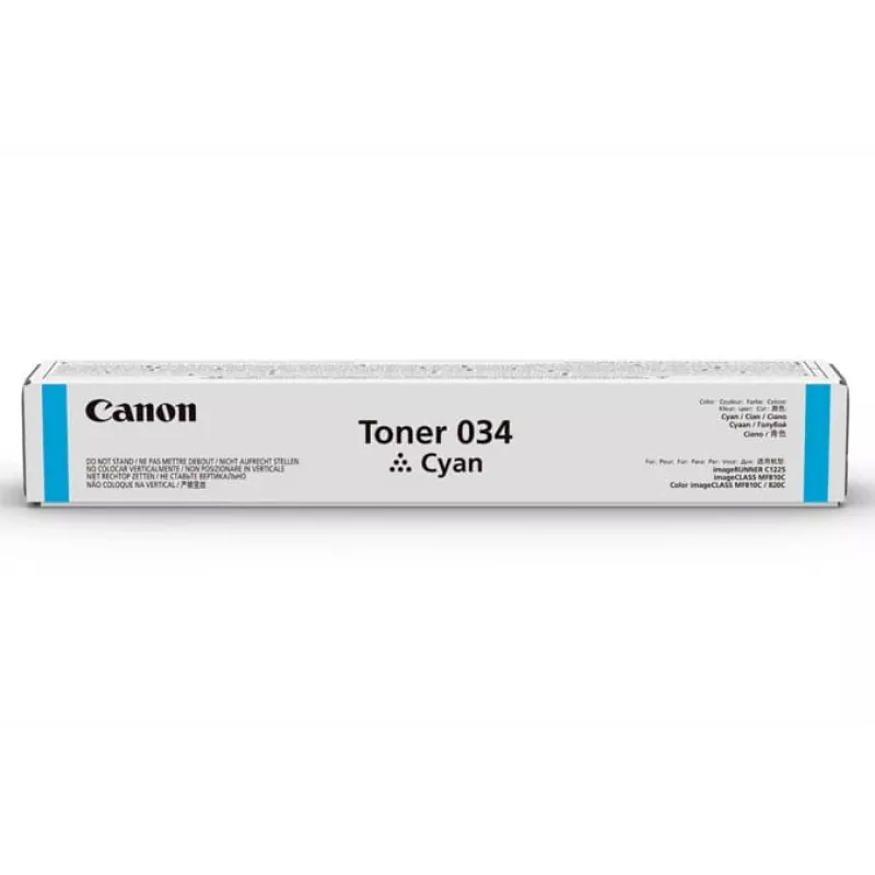 Toner Canon 034 1 unid. original ciano