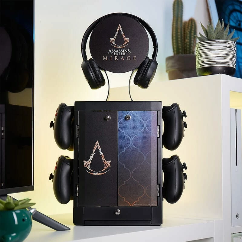 Numskull Games Official Assassin's Creed - Mirage Gaming Locker, suporte para jogos, Xbox, preto, com fios, 1 unid.