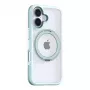 Capa protetora Torras Ostand R Fusion para iPhone 16 — verde, capa protetora fina com recortes precisos
