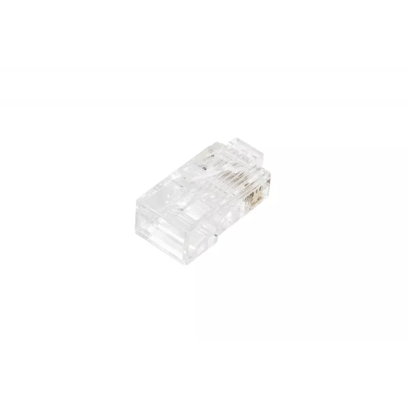 Ficha modular RJ45 DIGITUS (8P8C) Pass-through, CAT 5e, não blindada, AWG 26-24, 100 peças (X-ML-5U-EZ)