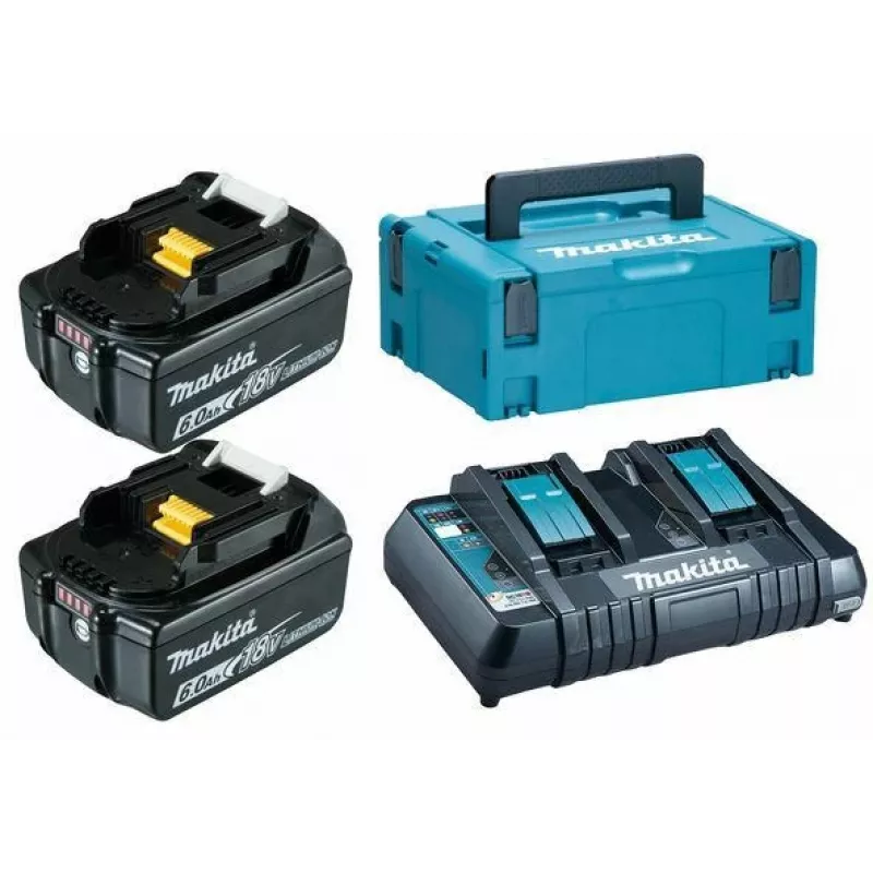 Conjunto de bateria/carregador Makita 198077-8 para ferramentas sem fios