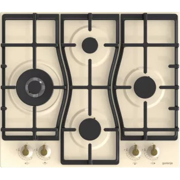 Placa de fogão Gorenje GW6D42CLI bege encastrar 60 cm gás 4 zona(s)