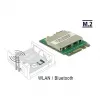 Placa de rede DeLOCK 95254 WLAN Bluetooth 433,3 Mbit/s