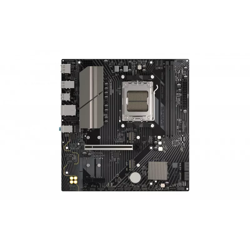 Placa-mãe Sapphire B650M-E (AMD B650) micro ATX, socket AM5, DDR5, 2x DIMM, 96GB, 2x M.2 (PCIe5/4), 4x SATA III, LAN 2,5Gb