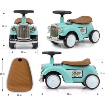 Veículo deslizante milly mally Royce em cor menta — Modelo 5473