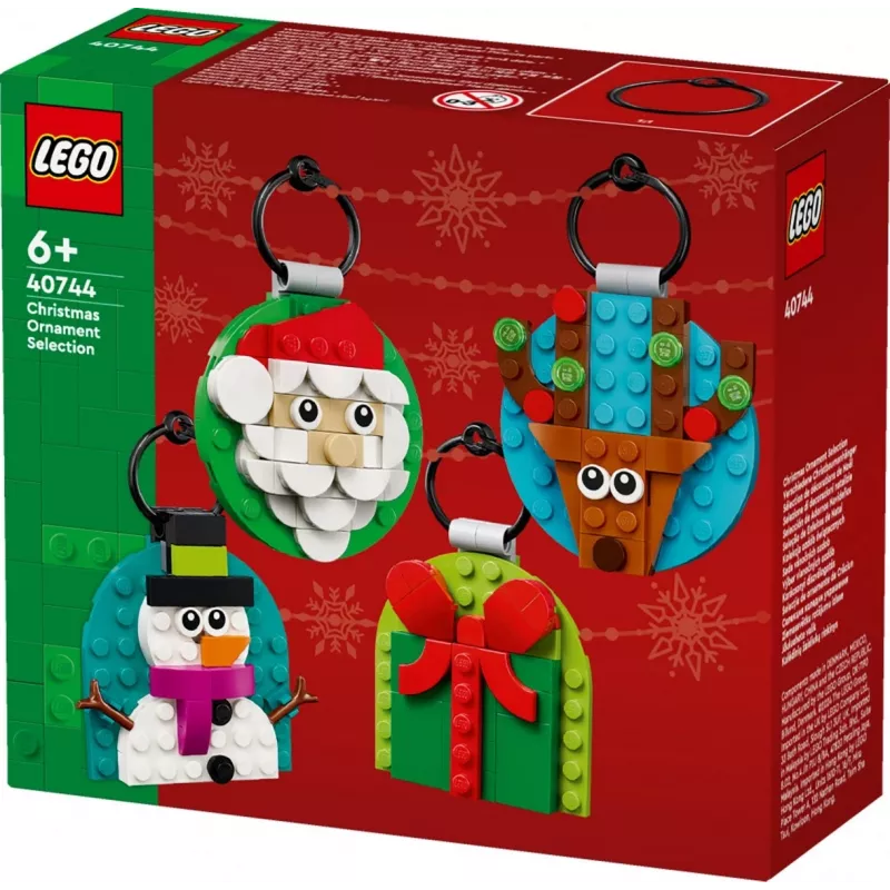 Bricks Iconic 40744 seleção de decorações de Natal