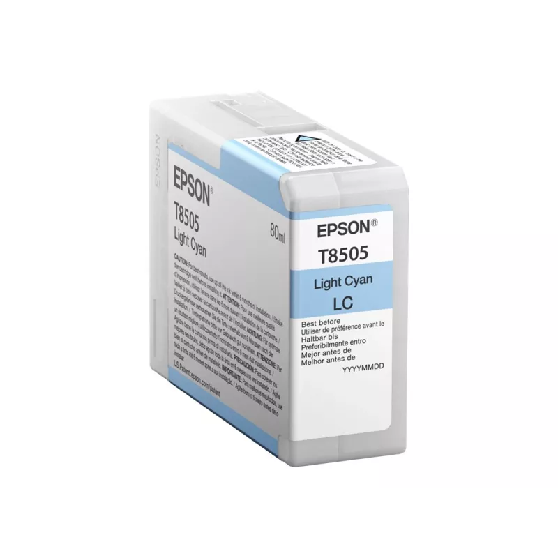 Epson embalagem individual Light Cyan T850500, Light Cyan, tinta pigmentada, 80 ml, 1 unid.