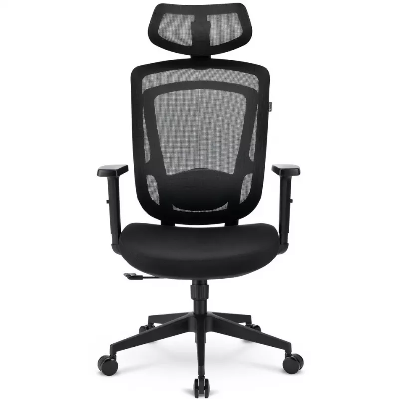 Cadeira de escritório Sharkoon OfficePal C10 – preto, design ergonómico, altura ajustável
